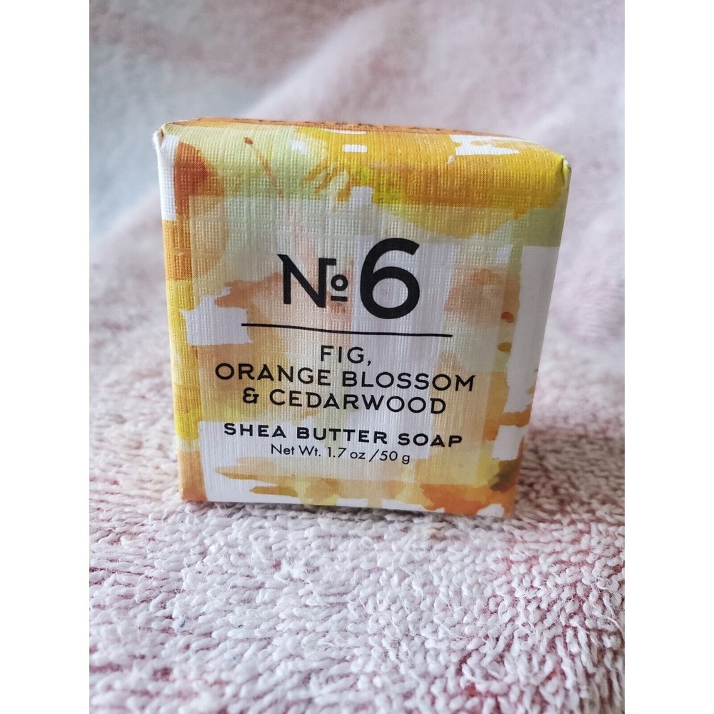 Via Mercato Italy No. 6 Orange Blossom & Cedarwood Shea Butter‎ Bar Soap 50g